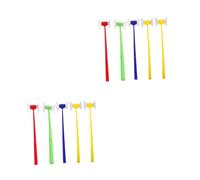 HANABASS 10 pcs Suction Cup Hammer Learning for Preschool Fine Motor Skills Development Interactive Reading Educational Family Activity Game for Boys