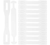 HANABASS 100 Sets Plastic Milk Carton Handles Replacement for DIY Carrying and Shipping Boxes, Practical Pp Material Grab Handle Can Withstand to 25kg Heavy Objects, for Box Handling