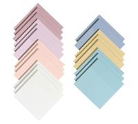 HANABASS 1000pcs Translucent Square Adhesive Notes 3x3 Inch Repositionable Paper Pads for Student Study Accessories with Smooth Writing Experience