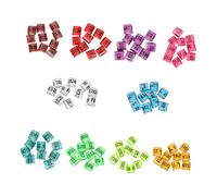 HANABASS 100pcs Colored Bird Identification Rings Leg Bands for Pigeons Parakeets and Other Birds Easy to Use Distinguishing Tool for Managing Breeds and Hatches