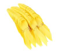 HANABASS 100pcs Yellow Awareness Ribbon Pins Metal and Polyester Material, Resistant to Deformation with Vibrant Design, for Childhood Cancer Charity Donation Events and Occasions