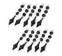 HANABASS 10pcs DIY Irregular Acrylic Prism Chandelier Beads for Decorative Lighting Hanging Crystal Suncatcher Drops Versatile Acrylic Beads for Window Lamp Decoration