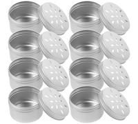 HANABASS 10pcs Dog Scent Training Case 120ML Aluminum Lid Odor Holder for Working Dogs German Shepherd Belgian Nose Training Equipment