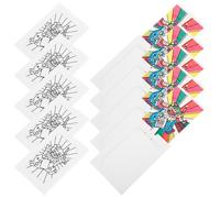 HANABASS 10pcs Halloween Prank Color Changing Playing Cards for Novelty Clown Prop Preprinted Canvas Posters Watercolor Coloring and Marbling Paint Creative Fun