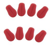 HANABASS 10pcs Mini Dog and Cat Tongue Props for Doll Crafting Realistic Artificial Tongues for DIY Cute Animal Doll Accessories for Prank Projects and Handcrafting Skills Development