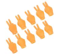HANABASS 10pcs Mini Hands Cat Lightweight Finger Gloves for Interactive Teasing and Massage Creative PVC Prank Props for Cats and Puppies Stimulate Sensitive Areas and Enhance Playtime Fun