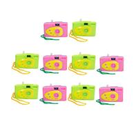 HANABASS 10Pcs Portable Simulation Camera for Interactive Imitation Projection Cameras Lightweight Props for Early Education and Creative Play Random Color