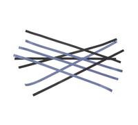 HANABASS 10pcs Table Tennis Racket Edge Protective Tape Strips Self-adhesive Paddle Guard for Collision Prevention Easy to Install and Remove Suitable for All Pong Rackets