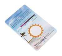 HANABASS 10pcs Testing Cards Identifying Cards Photochromic Uvb Indicator for Reptile Terrariums and Containers