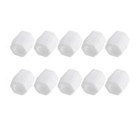 HANABASS 10pcs Travel Toothpaste Tube Transfer Tool, Plastic Toothpaste Refill Adapter with Mess-Free Transfer and Maintains Paste Smoothness, for Travel Bag the Road Use