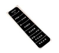HANABASS 10pcs Violin Scale Stickers Black Durable Fretboard Note Decals Fiddle Finger Guide for Beginners Easy to Tear Violin Fretboard Indicators Practice Accessories