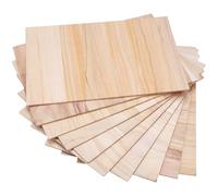 HANABASS 10pcs Wooden Taekwondo Breaking Boards Thin 0.3cm Performing Martial Arts Planks Suitable for Taekwondo Karate Training and Exercise