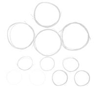 HANABASS 11pcs Silver-plated Nylon Strings Set for Oud Warm Sound Alloy Coated Strings Collection for Beginners and Experts for Turkish Oud Player