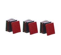 HANABASS 12 pcs Scale Miniature Dollhouse Blank Books Realistic Mini Notebooks for Tiny House Study Decoration Collectible Pretend Play Supplies for Doll Accessories