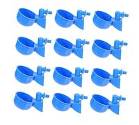 HANABASS 12pcs Automatic Chicken Water Cups Poultry Drinkers for Backyard Easy to Install for Chickens and