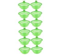 HANABASS 12pcs Bird Nest for Pigeons Finches and Parrots Easy to Install Hatching Nesting Bowl for Canary and Lovebirds Safe Bird Bedding for Cage Use