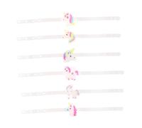 HANABASS 12pcs Cartoon Unicorn Glow Flash Bracelet Bangle for Boy Girl Party Festival Boys and Girls Jewellery