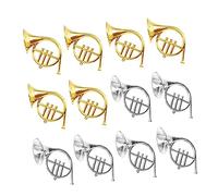 HANABASS 12pcs Christmas Instrument Ornaments Musical Models Xmas Tree Hanging Decorations for DIY Wreaths Home Party Classroom Festive Decor