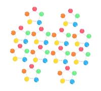 HANABASS 12pcs Colored Boy Girl Jingle Bells Wrist Band Rattle Bracelet Toys for Toddlers for Holiday Parties and Events Bright Colors for