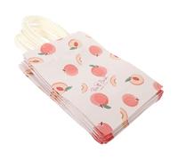 HANABASS 12pcs Delicate Paper Wrapping Bags Medium Size with Handles for Wrapping and Party Favour Present Bags Suitable for Mother's Day