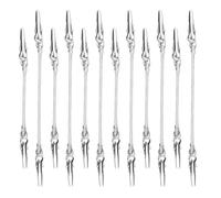 HANABASS 12pcs Double Ends Alligator Clamps Picture Holder Metal Photo Wall Decoration Displaying Photo Office Anniversary