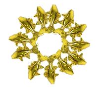 HANABASS 12pcs Goldfish Foil Balloons Ocean Animals Party Decorations Large Aluminum Foil Fish Balloons for Birthday Beach Tropical Sea Theme Vivid Colors for Under Sea Celebrations