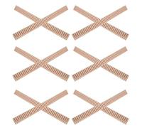 HANABASS 12pcs Okoume Guitar Purfling Brace Strips Acoustic Classical Guitar Reinforcement Binding Edging for Structural Stability and Player Comfort
