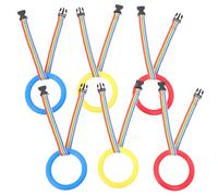 HANABASS 12pcs Preschool Walking Rope with Round Handles Leash Line for Kindergarten Outdoor Safety Even Force Distribution for Group Control Suitable for Teachers