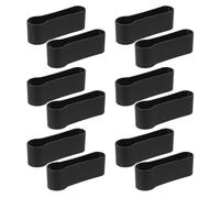 HANABASS 12pcs Walking Stick Clips Cane Holder Straps Lightweight Comfortable Trekking Pole Clamps Secure Cane Accessories for Men and Women