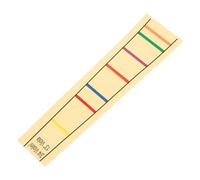 HANABASS 13-Inch 3/4 Viola Fingerboard Sticker Fret Guide Label for Beginners Light Yellow Position Markers for Practicing and Learning