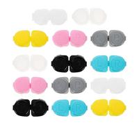HANABASS 14pcs Portable Lens Box with Flip Cover Design and Left and Right Inscriptions, Made of Sturdy Pp Material, for Travel and Daily Contact Lens Storage