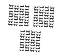 HANABASS 150 pcs Black Mini Sunglasses for Dolls Miniature Dress Up Accessories for Doll Costumes Pretend for Dollhouse and Party Fun