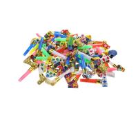 HANABASS 150pcs Party Blowers Colorful Plastic Whistles with Animal Sounds Safe and Vibrant Noisemakers for Birthday Bags Portable Blowing for Group Fun and Celebration Favors