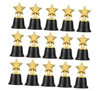 HANABASS 15pcs Small Plastic Mini Trophies for Students Delicate Star Shaped Awards for Classroom Recognition School Competitions and Academic Achievement Keepsakes