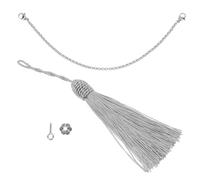 HANABASS 17-tone Thumb Piano Tremolo Chain with Tassel Multi-functional Kalimba Accessory Chain for Musical Decoration and Professional Kalimba Parts and Performance