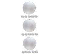 HANABASS 18 pcs Frosted PVC Inflatable Beach Balls for Summer Pool Party Supplies Translucent Wedding Decoration Photo Props Versatile Party Favor Globes for Outdoor Fun and Memorable