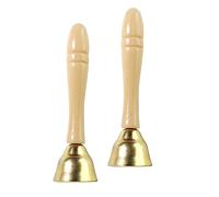 HANABASS 1Pair Hand Bells Musical for Percussion Instruments Creative Design for Home School and Kindergarten Enhance Coordination and Musical Awareness