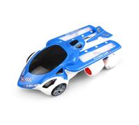 HANABASS 1Pc Automatic Deformation Car Aircraft Rotating Flying Car with LED Lights for Blue Made of High Grade for Developing Sensory Skills and Coordination