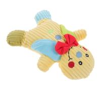 HANABASS 1pc Gingerbread Man Plush Squeaky Toy for Dogs Christmas Themed Chew Pet Toy Safe and Fun for Teething Puppies Unique Cartoon Design for Festive Joy Random Style