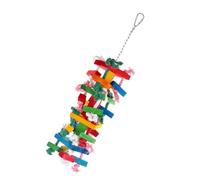 HANABASS 1pc Parrot Chew Durable Bird Pendant for Birds Safe Practical Chewing for Parrots Budgies and Cockatiels Random Color