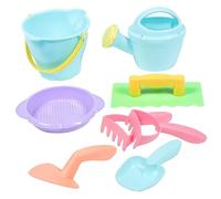 HANABASS 1Set Beach Sand Sand Play for Outdoor Fun Including Rake Bucket Watering Can and Hourglass for Summer Activities and Playdates