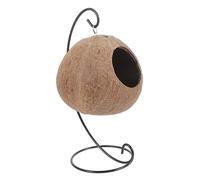 HANABASS 1set Coconut Bird Nest for Parrots and Birds Cozy Breeding Bed Rack Lightweight Decorative Nest for Easy Use and Natural Nesting Behavior Encouragement