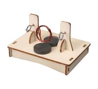 HANABASS 1Set DIY Wooden Motor Building Kit for Science Experiment Hands Dc Motor Craft Activity Inspiring Curiosity Creativity for Collaborative Learning