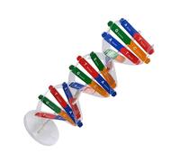 HANABASS 1Set Double Helix Dna Model Science Educational for Self Assembling Structure for Biology Lessons and Classroom Demonstrations Variations
