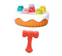 HANABASS 1Set Funny Mole Attack Interactive Educational Game for Parent Play Enhances Hand Eye Coordination Logic Skills Color Discrimination Learning Random Color