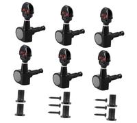 HANABASS 1Set Guitar Tuning Pegs High Accuracy Replacement Parts for Electric and Acoustic Guitars Easy to Adjust Smooth Mechanism Compatible with Various Guitar Models