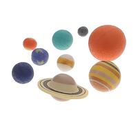 HANABASS 1Set Planets Model Solar System Educational for Vinyl Planet Figures for Cognitive Learning Birthday present and Classroom Supplies
