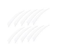 HANABASS 1set Pure Color Real Turkey Arrow Tail for Archery Target Shooting Lightweight Stable Fletching for DIY Projects and Hunting 20pcs