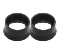 HANABASS 2 Pack Binocular Eye Cups Replacement Microscope Eyepiece Rubber Eyecup Guards Anti Glare Eyepiece Cover Accessory for Stereo Microscope and Binoculars Easy Install 2 Pack