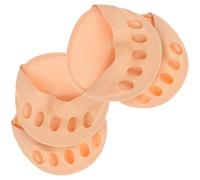 HANABASS 2 Pairs Breathable Half Palm Socks for Women Summer Invisible Non-Slip Forefoot Cushions High Heel Sweat Absorbing No Show Socks Skin Tone